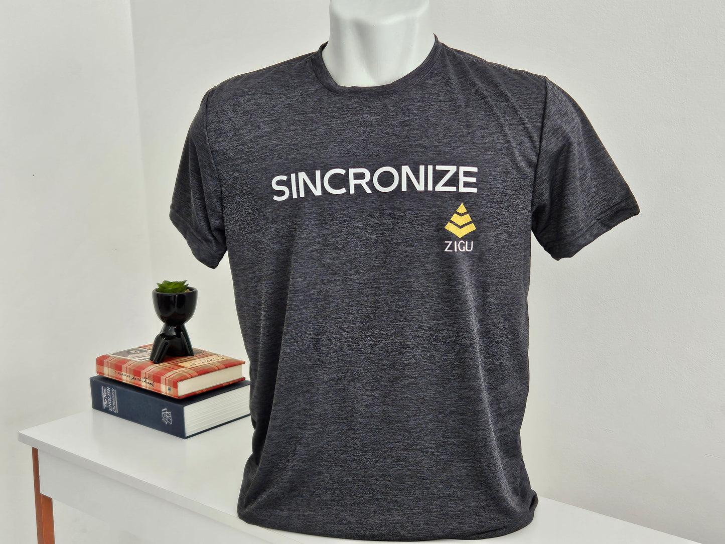 Camisa dryfit Sincronize manga curta horizontal