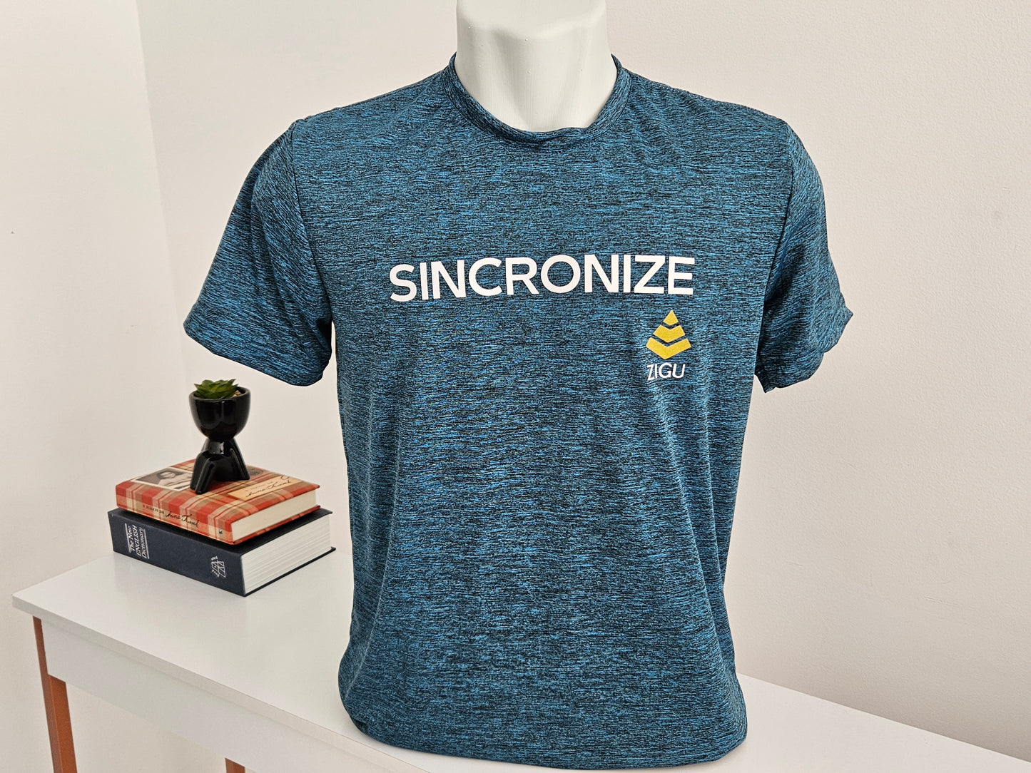 Camisa dryfit Sincronize manga curta horizontal