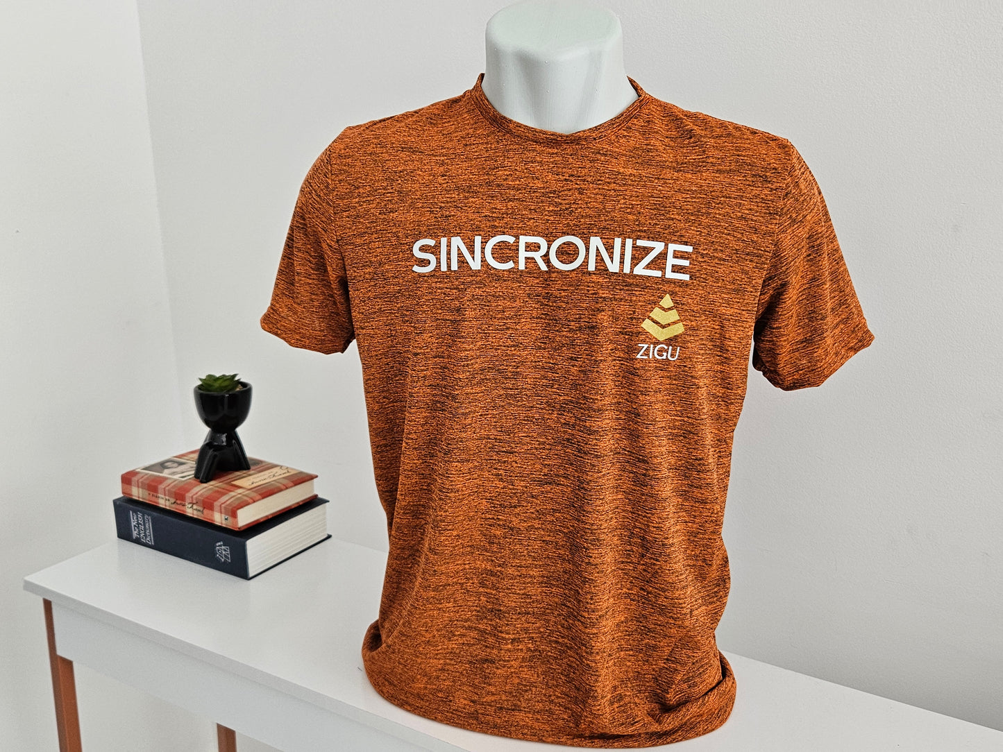 Camisa dryfit Sincronize manga curta horizontal