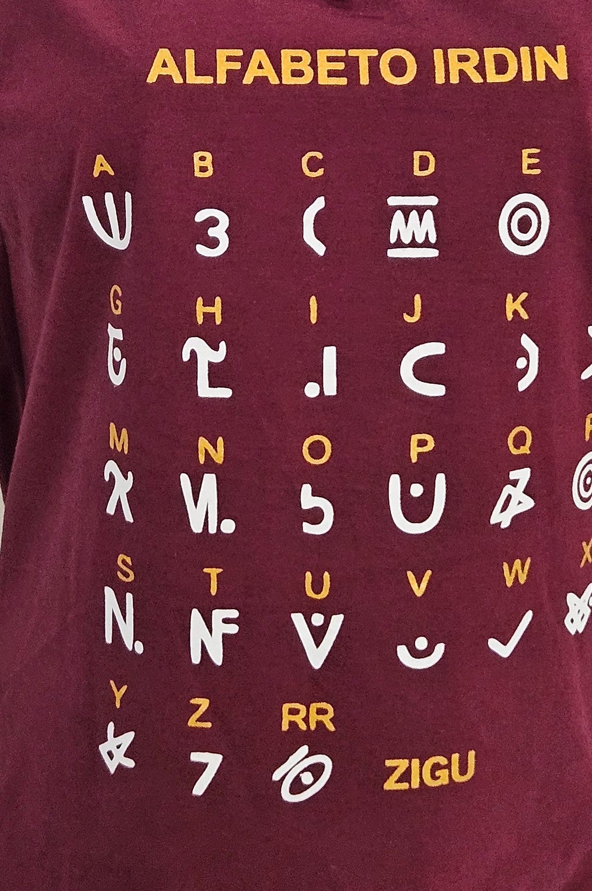 Camisa Alfabeto Irdim