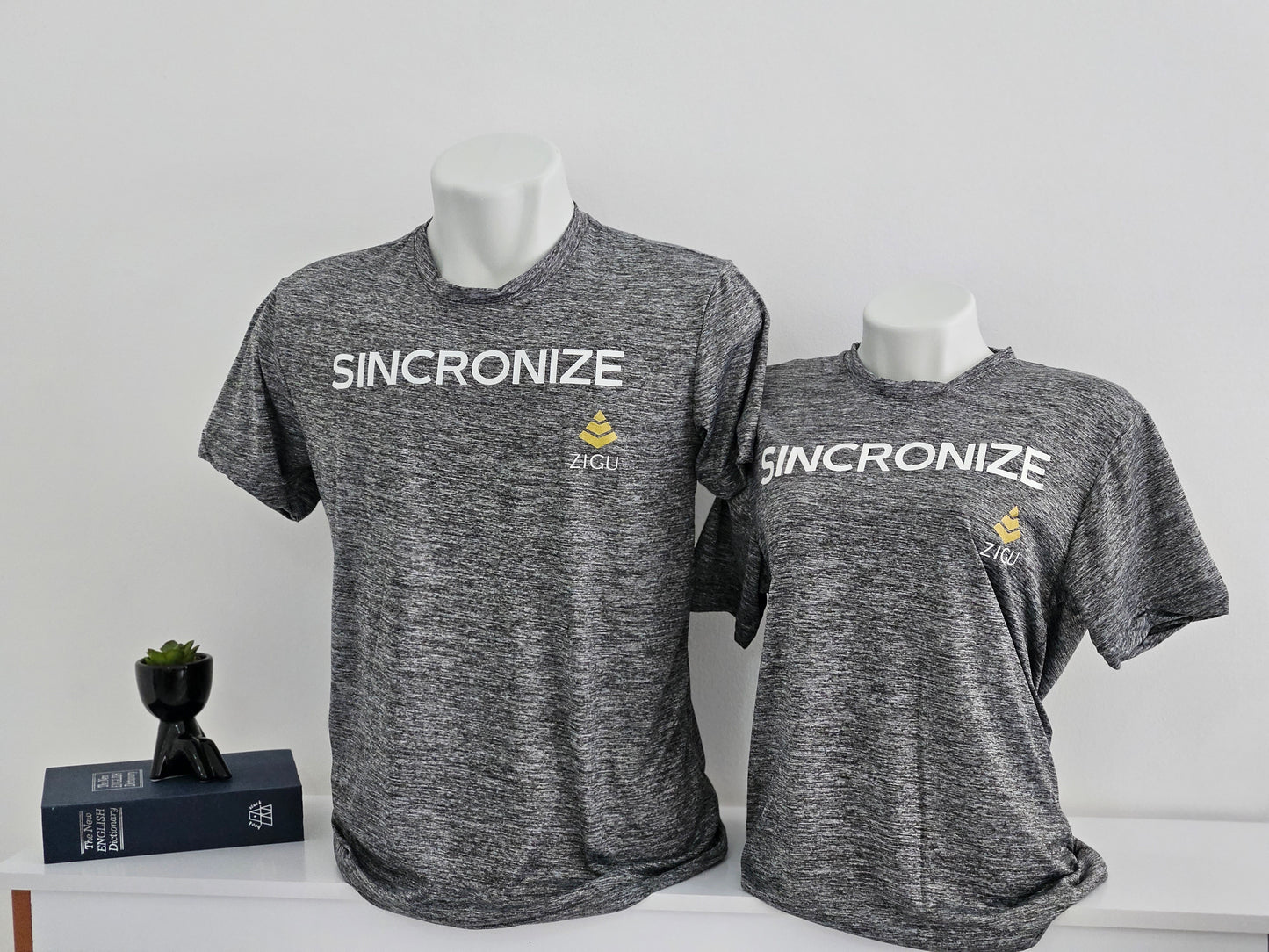 Camisa dryfit Sincronize manga curta horizontal