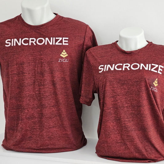 Camisa dryfit Sincronize manga curta horizontal