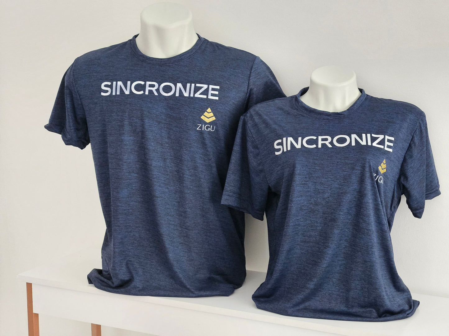 Camisa dryfit Sincronize manga curta horizontal