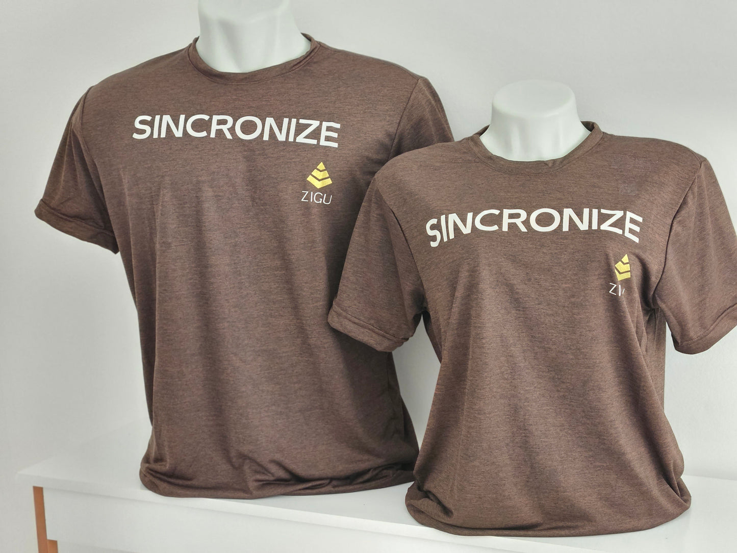 Camisa dryfit Sincronize manga curta horizontal